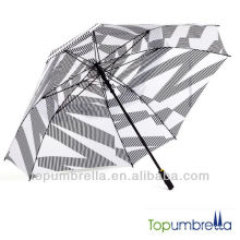 36 polegadas super grande resistente ao vento boa qualidade guarda-chuva de golfe atacado promoção com design de marca